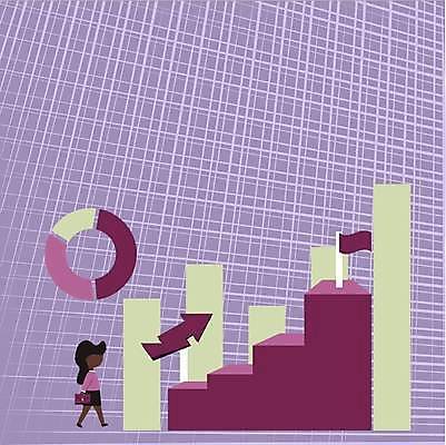 EPS 해외이미지 전신 여자 화살표 백그라운드 서류가방 일러스트 비즈니스 그래프 아이디어 한명 성인 보라색 깃발 상승 성인여자한명만 카피스페이스 해외일러스트 1 컬러 컨셉 가방 사람 공백 여자한명만 성인여자만 파일형식 벡터 이미지허브