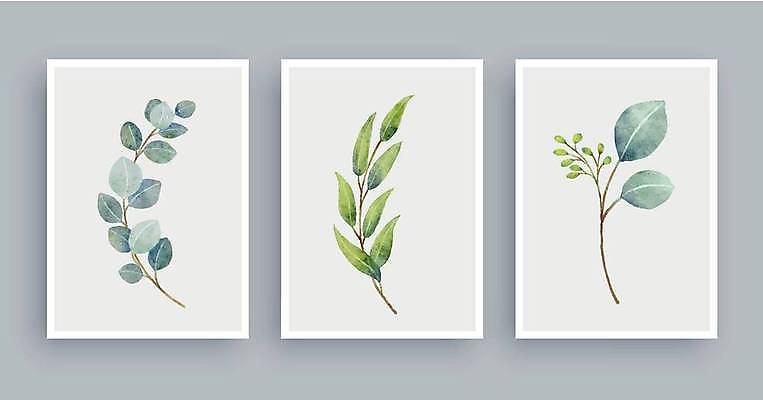 EPS 해외이미지 줄기 백그라운드 일러스트 사람없음 초록색 세트 풀잎 해외일러스트 식물 컬러 잎 풀_식물 파일형식 벡터 이미지허브