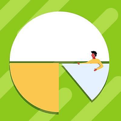 EPS 해외이미지 남자 백그라운드 일러스트 비즈니스 그래프 아이디어 한명 들기 상반신 성인 초록색 성인남자한명만 카피스페이스 해외일러스트 1 컬러 컨셉 모션 사람 공백 남자한명만 성인남자만 파일형식 벡터 이미지허브