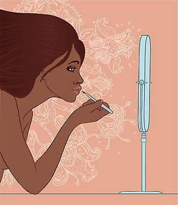 EPS 해외이미지 디자인 얼굴 꽃무늬 패턴 일러스트 미술 그래픽 갈색 상점 초콜릿 검은색 스파 어둠 페인트 거울 립스틱 붓 화려 달콤 피부 입술 그림 부드러움 내추럴 스타일 해외일러스트 꽃 컬러 컨셉 무늬 문화예술 디저트 신체부위 화장품 감각 맛 파일형식 벡터 이미지허브