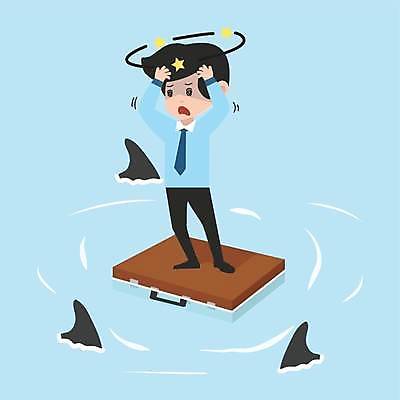 EPS 해외이미지 전신 남자 별 하늘색 서류가방 일러스트 비즈니스 세마리 한명 서기 정장 성인 비즈니스라이프 비즈니스맨 위협 공포 지느러미 상어 위기 혼란 성인남자한명만 해외일러스트 자연요소 1 라이프스타일 옷 컨셉 가방 모션 3 어류 사람 파란색 직장인 남자한명만 성인남자만 파일형식 벡터 이미지허브