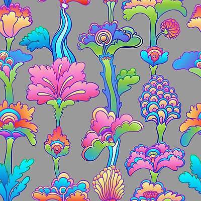 EPS 해외이미지 디자인 백그라운드 일러스트 미술 사람없음 화려 복고 스타일 해외일러스트 컨셉 문화예술 파일형식 벡터 이미지허브