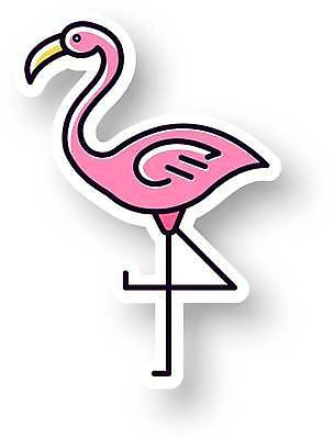 EPS 해외이미지 분홍색 스티커 일러스트 한명 사람없음 플라밍고 해외일러스트 1 컬러 조류 사람 파일형식 벡터 이미지허브