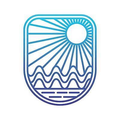 EPS 해외이미지 물결 바다 라인일러스트 일러스트 사람없음 여름 파란색 태양 심볼 라인아트 해외일러스트 자연요소 계절 선 컬러 파일형식 벡터 이미지허브