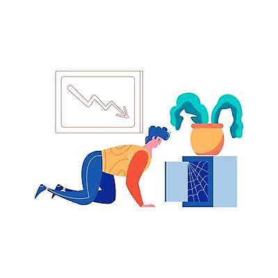 EPS 해외이미지 전신 응시 남자 화살표 화분 엎드리기 일러스트 한명 성인 하락 거미줄 금고 시들음 우울증 성인남자한명만 비어있는 해외일러스트 1 시선 컨셉 모션 사람 질병 남자한명만 성인남자만 파일형식 벡터 이미지허브