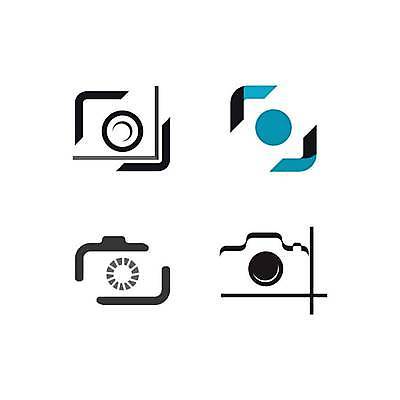 EPS 해외이미지 선 일러스트 사람없음 카메라 검은색 심볼 해외일러스트 컬러 전자제품 파일형식 벡터 이미지허브