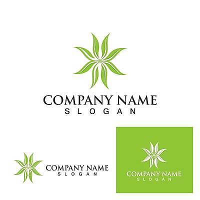 EPS 해외이미지 디자인 잎 일러스트 사람없음 초록색 심볼 에코 유기농 엘리먼트 해외일러스트 식물 웰빙 컬러 환경 파일형식 벡터 이미지허브