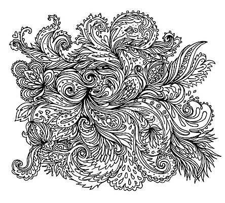 EPS 해외이미지 디자인 백그라운드 일러스트 미술 사람없음 화려 페이즐리 스타일 해외일러스트 컨셉 무늬 문화예술 파일형식 벡터 이미지허브