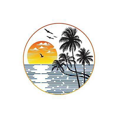 EPS 해외이미지 디자인 물결 바다 일러스트 조류 사람없음 야자수 태양 원형 심볼 해외일러스트 자연요소 도형 나무 동물 파일형식 벡터 이미지허브