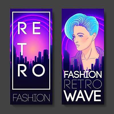 EPS 해외이미지 여자 실루엣 일러스트 한명 상반신 성인 타이포그라피 건물 보라색 도시 사이버 복고 네온 테크노 성인여자한명만 해외일러스트 문자 1 건축물 컬러 촬영기법 사람 여자한명만 성인여자만 파일형식 벡터 이미지허브