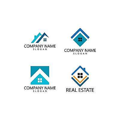 EPS 해외이미지 일러스트 비즈니스 부동산 사람없음 심볼 청록색 해외일러스트 컬러 재산 파일형식 벡터 이미지허브