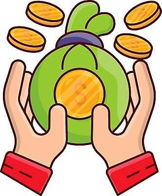 EPS 해외이미지 손 일러스트 신체부위 동전 저축 돈자루 투자 해외일러스트 돈 비즈니스 사람 금융 파일형식 벡터 이미지허브