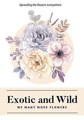 EPS 해외이미지 열매 꽃 포스터 잎 일러스트 사람없음 분위기 손그림 감성 베이지색 포스터템플릿 해외일러스트 식물 템플릿 컬러 컨셉 파일형식 벡터 이미지허브