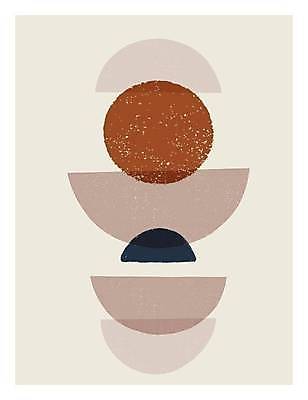 EPS 해외이미지 디자인 백그라운드 무늬 일러스트 추상 사람없음 원형 그림 아치 겹침 베이지색 미니멀 해외일러스트 도형 컬러 파일형식 벡터 이미지허브