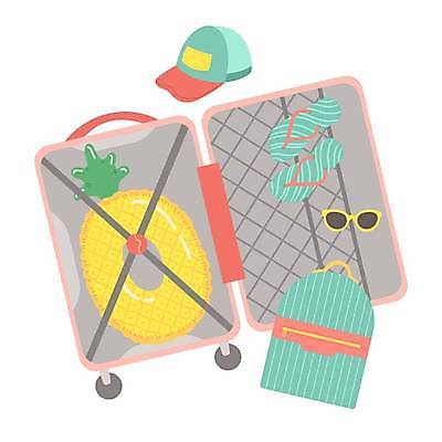 EPS 해외이미지 디자인 여행 일러스트 사람없음 여름휴가 바캉스 선글라스 캐리어 여행가방 쪼리 파인애플 감성 백팩 튜브 해외일러스트 안경 컨셉 가방 과일 휴가 샌들 열대과일 파일형식 벡터 여름_계절 이미지허브