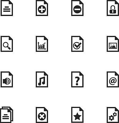 EPS 해외이미지 별 음표 일러스트 돋보기 그래프 자물쇠 사람없음 세트 픽토그램 검은색 스피커 물음표 X 플러스 하이픈 체크표시 톱니바퀴 문서 골뱅이기호 해외일러스트 자연요소 기호 알파벳 음악 컬러 음향기기 확인 파일형식 벡터 이미지허브