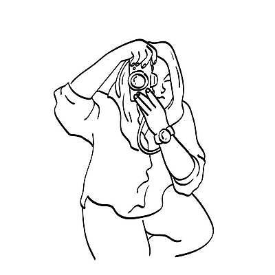 EPS 해외이미지 라이프스타일 디자인 여자 라인일러스트 일러스트 한명 들기 상반신 성인 카메라 사진촬영 사진사 라인아트 손그림 성인여자한명만 해외일러스트 1 선 모션 사람 생활 전자제품 촬영 작가 여자한명만 성인여자만 파일형식 벡터 이미지허브