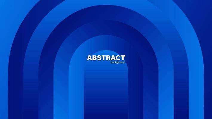 EPS 해외이미지 백그라운드 곡선 일러스트 추상 사람없음 파란색 아치 기하학 해외일러스트 선 컬러 무늬 파일형식 벡터 이미지허브