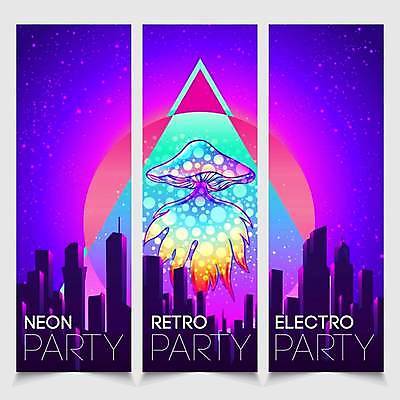 EPS 해외이미지 실루엣 일러스트 사람없음 건물 파란색 세트 보라색 버섯 도시 원형 삼각형 사이버 복고 네온 테크노 해외일러스트 도형 건축물 컬러 촬영기법 파일형식 벡터 이미지허브