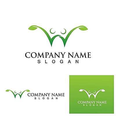 EPS 해외이미지 디자인 잎 일러스트 사람없음 초록색 심볼 에코 유기농 엘리먼트 해외일러스트 식물 웰빙 컬러 환경 파일형식 벡터 이미지허브