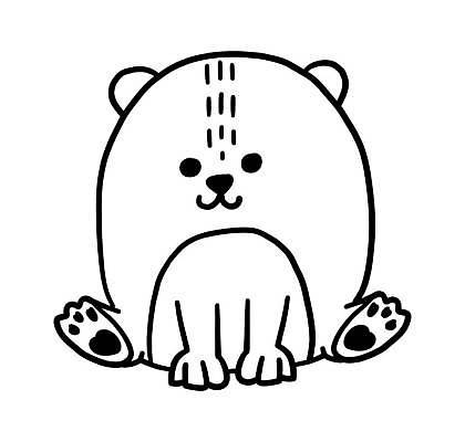 EPS 해외이미지 선 일러스트 사람없음 귀여움 강아지 낙서 개캐릭터 해외일러스트 동물캐릭터 컨셉 반려동물 개 파일형식 벡터 이미지허브