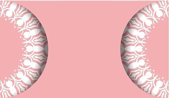 EPS 해외이미지 문양 분홍색 일러스트 프레임 사람없음 화려 고급 빅토리아 카피스페이스 해외일러스트 컬러 컨셉 공백 파일형식 벡터 이미지허브