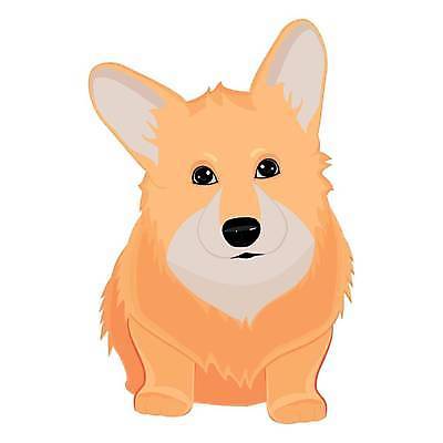 EPS 해외이미지 일러스트 사람없음 귀여움 주황색 개캐릭터 웰시코기 해외일러스트 컬러 동물캐릭터 컨셉 개 파일형식 벡터 이미지허브