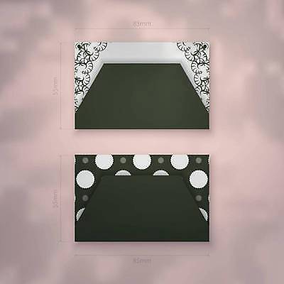 EPS 해외이미지 디자인 백그라운드 패턴 일러스트 명함 사람없음 세트 검은색 고급 만다라 목업 해외일러스트 컬러 컨셉 무늬 파일형식 벡터 이미지허브