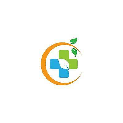 EPS 해외이미지 일러스트 의학 나뭇잎 사람없음 원형 심볼 십자모양 해외일러스트 모양 도형 잎 십자 파일형식 벡터 이미지허브