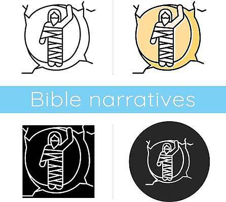 EPS 해외이미지 클립아트 디자인 선 컨셉 일러스트 휴가 부활절 이야기 미술 세트 성경 웹 무덤 오픈 예수 동굴 플랫 기적 가득함 심볼 사인 그림 상승 윤곽 일요일 고립 기르기 복음 상형문자 신앙심 얇은 해외일러스트 문자 기념일 인터넷 종교용품 문화예술 신_종교 요일 돌봄 파일형식 벡터 이미지허브