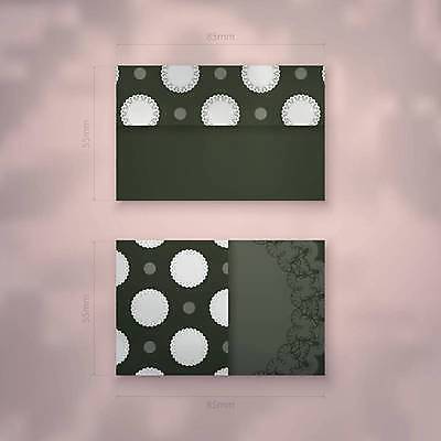 EPS 해외이미지 디자인 백그라운드 패턴 일러스트 명함 사람없음 세트 검은색 고급 만다라 목업 해외일러스트 컬러 컨셉 무늬 파일형식 벡터 이미지허브