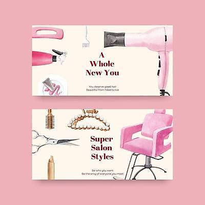 EPS 해외이미지 분홍색 의자 일러스트 사람없음 머리빗 머리핀 드라이어 미용가위 스타일링 해외일러스트 컬러 가구 장신구 가위_도구 미용용품 파일형식 벡터 이미지허브