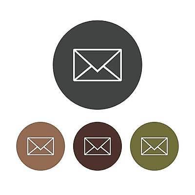 EPS 해외이미지 디자인 종이 인터넷 일러스트 비즈니스 통신 버튼 봉투 세트 유행 웹 회색 메시지 이메일 편지 심볼 사인 광택 뉴스레터 주소 고립 해외일러스트 템플릿 컬러 파일형식 벡터 이미지허브