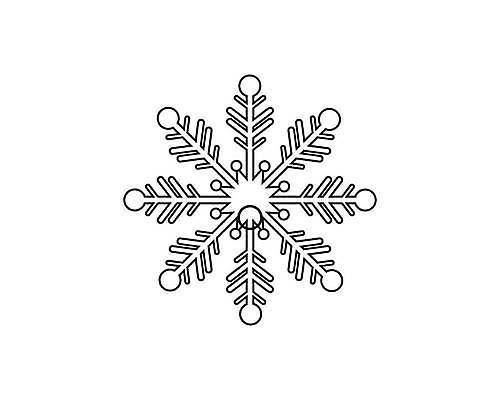 EPS 해외이미지 겨울 라인일러스트 일러스트 사람없음 눈송이 심볼 고립 눈꽃무늬 엘리먼트 해외일러스트 계절 무늬 눈꽃 눈_날씨 파일형식 벡터 이미지허브