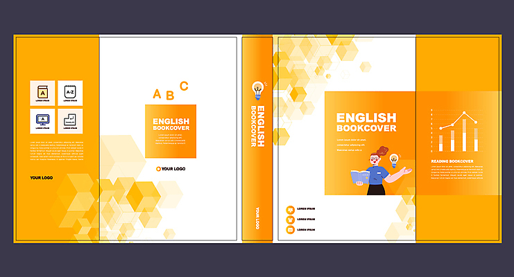 템플릿 표지디자인 북디자인 알파벳 출판디자인 여자 표지 내지 리플렛 북커버 전구 그래프 영어교육 한명 들기 팜플렛 상반신 성인 책 노란색 흰색 가르침 심플 영어교사 겹침 성인여자한명만 이미지템플릿 AI파일 1 영어 교육 컬러 모션 사람 교사 여자한명만 성인여자만 파일형식 벡터