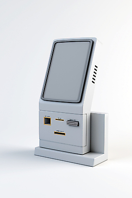 PSD 편집 편집이미지 사람없음 3D 스크린 흰색 디지털합성 무인기계 키오스크 편집소스 무인매장 편집3D 컬러 상점 파일형식