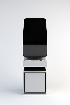 PSD 편집 편집이미지 사람없음 3D 스크린 흰색 키보드 디지털합성 무인기계 키오스크 편집소스 무인매장 편집3D 컬러 상점 파일형식