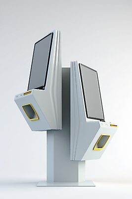 PSD 편집 편집이미지 사람없음 3D 스크린 흰색 디지털합성 무인기계 키오스크 편집소스 무인매장 편집3D 컬러 상점 파일형식