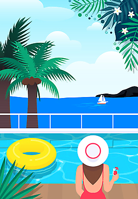 구름 모자 여자 꽃 바다 섬 일러스트 휴식 수영장 한명 들기 상반신 성인 여름 파란색 여름휴가 바캉스 야자수 칵테일 즐거움 칵테일잔 튜브 야자수잎 선박 성인여자한명만 국내일러스트 AI파일 자연요소 나무 식물 1 잡화 계절 감정 컬러 컨셉 수상교통 잎 술잔 모션 휴가 주류 사람 여자한명만 성인여자만 파일형식 벡터 여름_계절