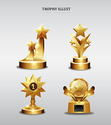 별 일러스트 종류 사람없음 반짝임 다양 금색 우승 황금 유성 트로피 국내일러스트 AI파일 자연요소 컬러 다수 모션 최고 상_우승 파일형식 벡터