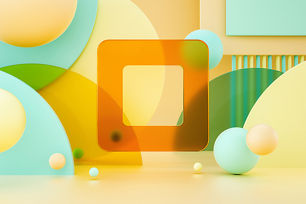 도형 PSD 편집 편집이미지 백그라운드 유리 프레임 사람없음 연두색 노란색 3D 사각형 공백 원형 디지털합성 카피스페이스 편집소스 글래스모피즘 편집3D 디자인 컬러 재질 초록색 파일형식