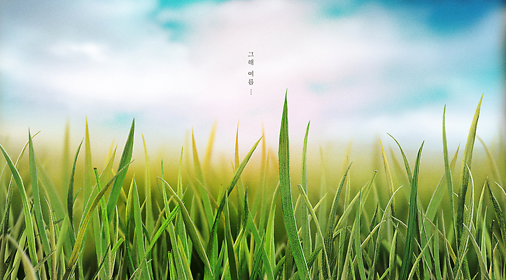 PSD 구름 잎 일러스트 자연 잔디 사람없음 초록색 여름 평화 맑음 여름풍경 풀 감성 여름배경 국내일러스트 자연요소 식물 계절 컬러 백그라운드 컨셉 날씨 풍경 생태계 파일형식 여름_계절