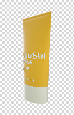 편집 편집이미지 누끼 사람없음 노란색 3D소스 3D 화장품 선크림 디지털합성 오브젝트 PNG 튜브용기 편집소스 컬러 뷰티 용기_그릇 파일형식