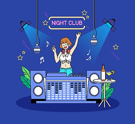 여자 별 잎 일러스트 탁자 조명 윙크 한명 상반신 성인 파란색 손들기 스피커 나이트 칵테일 DJ 마이크 클럽 자영업 네온 디제잉 디제잉기계 성인여자한명만 소상공인 국내일러스트 AI파일 자연요소 식물 직업 1 컬러 음향기기 가구 비즈니스 모션 주류 표정 사람 경제 상인 여자한명만 성인여자만 파일형식 벡터
