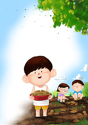 전신 PSD 나무 구름 여자 남자 어린이 하늘색 농업 일러스트 감자 프레임 여름방학 서기 들기 앉기 소녀 소년 세명 농장 갈색 바구니 소쿠리 농사 수확 나뭇가지 즐거움 농장체험 웅크림 감자밭 호미 어린이만 국내일러스트 자연요소 식물 감정 산업 컬러 밭 채소 모션 방학 사람 파란색 체험학습 농기구 파일형식 여름_계절