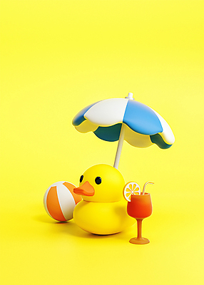PSD 편집 편집이미지 사람없음 여름 장난감 노란색 3D소스 3D 파라솔 칵테일 비치볼 디지털합성 오리인형 편집소스 편집3D 계절 인형 컬러 공 바캉스용품 주류 파일형식