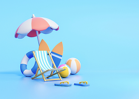 PSD 편집 편집이미지 사람없음 파란색 여름휴가 바캉스 3D소스 3D 파라솔 서핑보드 쪼리 비치볼 디지털합성 선베드 튜브 편집소스 편집3D 컬러 의자 공 휴가 바캉스용품 보드_스포츠 샌들 파일형식 여름_계절