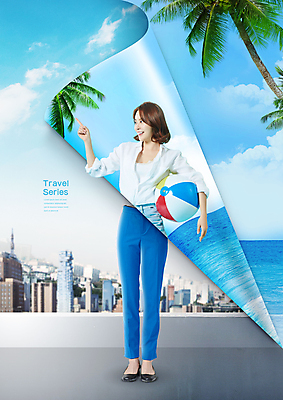 전신 PSD 구름 편집이미지 여자 종이 하늘 한명 서기 웃음 들기 빌딩 20대 성인 건물 여름 파란색 여름휴가 바캉스 야자수 한국인 가리킴 도시 변화 비치볼 넘기 성인여자한명만 이미지편집 자연요소 나무 1 건축물 계절 컬러 컨셉 공 모션 휴가 바캉스용품 표정 사람 동양인 손짓 청년 여자한명만 성인여자만 파일형식 여름_계절