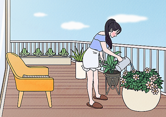 전신 PSD 구름 여자 꽃 화분 잎 의자 일러스트 한명 서기 미소 들기 성인 물뿌리개 발코니 원예 물뿌리기 성인여자한명만 반려식물 국내일러스트 자연요소 식물 1 가구 모션 표정 사람 취미 여자한명만 성인여자만 파일형식