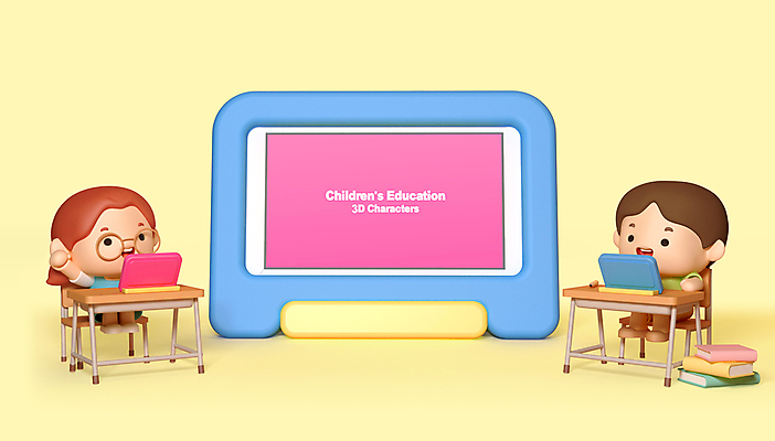 전신 PSD 편집 편집이미지 여학생 여자 교육 남자 어린이 남학생 의자 수업 교육캐릭터 프레임 3D캐릭터 앉기 소녀 소년 두명 책 태블릿 노란색 3D 손들기 책상 디지털합성 어린이만 안경낌 카피스페이스 편집소스 월간캐릭터 편집3D 캐릭터 학생 안경 컬러 가구 모션 사람 전자제품 스마트기기 공백 파일형식